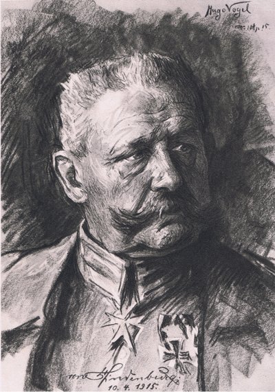 新的Marshall Vorwarts，来自兴登堡的插图由Daterlandischer Derlag CU Weller Berlin出版，1922年 作者 雨果·沃格尔（Hugo Vogel）