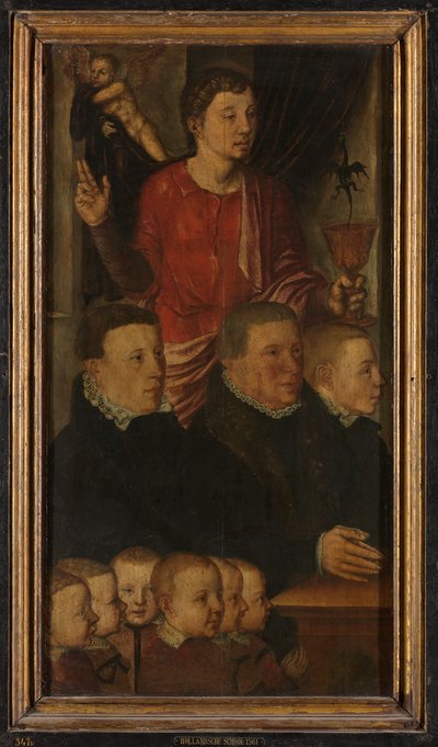 纪念三联画的左翼，约 1527 年（板上油画） 作者 Hugo van der（之后）走了