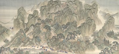 康熙南巡，济南至泰山 作者 王辉
