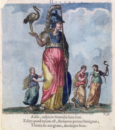 Hygieia，来自匈牙利医生Sambucus的医生肖像集。 作者 匈牙利学校