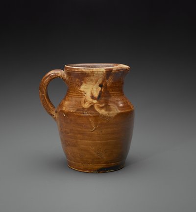 投手，c。 1889-1900（滑釉粗陶器） 作者 狩猎陶器第一站点attr.to狩猎陶器第一站点attr.to