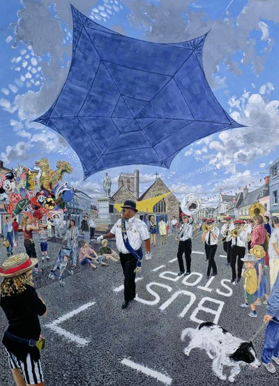 步操乐队，布雷肯爵士音乐节，1994年 作者 休·帕森斯