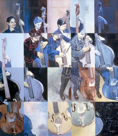 Paula Gardiner，Jazz Bassist，1998 作者 休·帕森斯