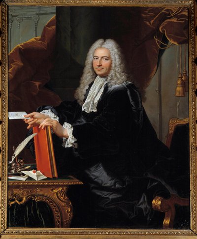 菲利贝尔-奥里(1689-1747)的肖像，财务总监的画作，Hyacinthe Rigaud(1659-1743)工作室的画作 18世纪。缩小。凡尔赛宫，城堡博物馆 - 菲利贝尔-奥利（1689-1747）的肖像，财务总管（或部长）。 作者 Hyacinthe（Rigaud的工作室）
