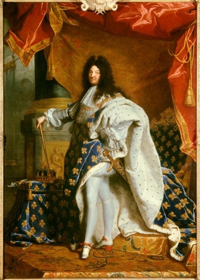 国王路易十四的全身肖像 作者 风信子 Francois Rigaud