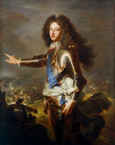 路易，勃艮第公爵，c.1702（布面油画） 作者 风信子 Francois Rigaud