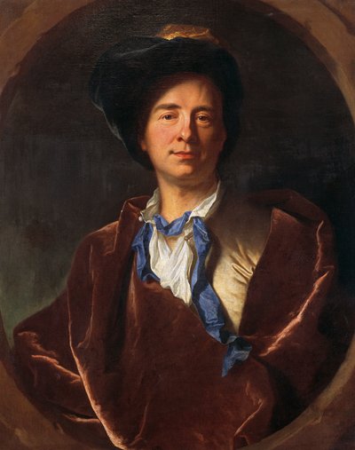 伯纳德-勒-博维耶-德-丰特内尔的画像（鲁昂 作者 风信子 Francois Rigaud