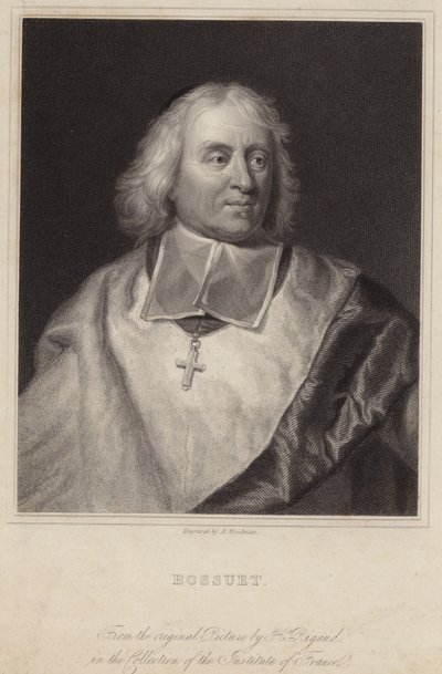 Jacques-Benigne Bossuet的肖像 作者 风信子 Francois Rigaud