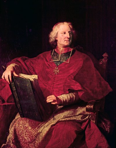 Melchior de Polignac（卢瓦尔河畔拉武特）的肖像 作者 风信子 Francois Rigaud