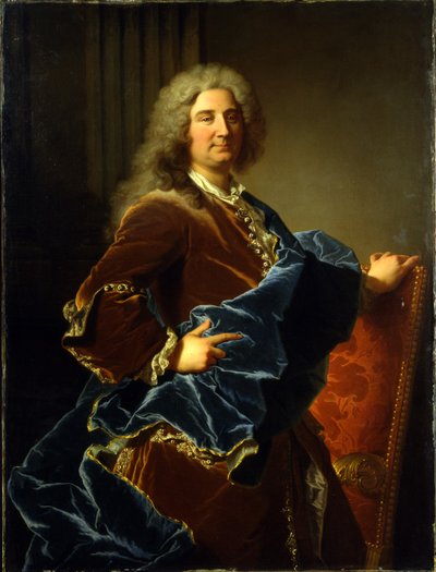 侯爵·让·奥克塔维·德·维拉尔的肖像 作者 Hyacinthe Francois Rigaud