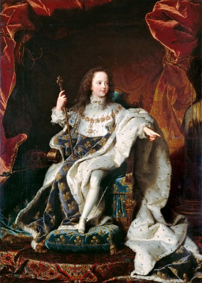 路易十四，法国国王 1638-1715年 作者 风信子·弗朗索瓦·奥诺雷·里戈
