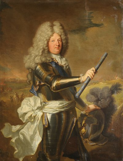 路易-德-法兰西，1661-1711年王储，被称为大王储，1688年 作者 风信子·弗朗索瓦·奥诺雷·里戈