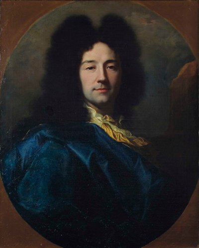 自画像 自画像，被称为蓝衣，1696年。 作者 风信子·弗朗索瓦·奥诺雷·里戈