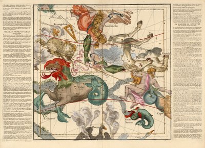 春分，板2从浑天板架的描述，酒吧中。 1674（手彩色雕刻） 作者 伊格纳斯·加斯顿Pardies