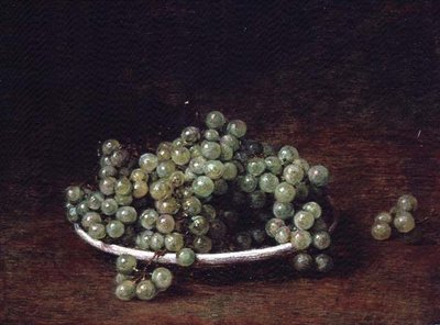 小葡萄的静物画 作者 伊格纳斯·亨利·让·范坦·拉图尔