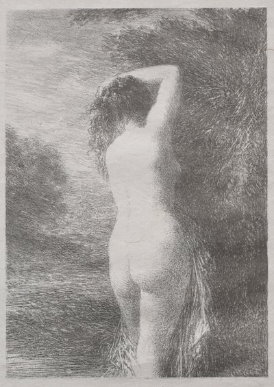 沐浴者站，1899年。 作者 伊格纳斯·亨利·让·范坦·拉图尔