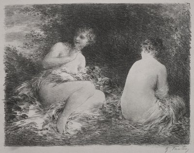 泳客，1899年。 作者 伊格纳斯·亨利·让·范坦·拉图尔