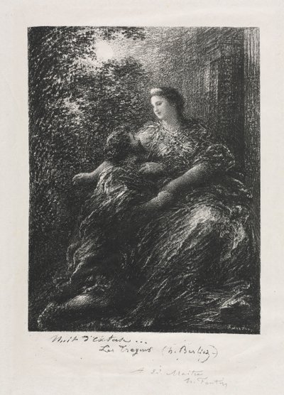 木马二重奏，1894年。 作者 伊格纳斯·亨利·让·范坦·拉图尔