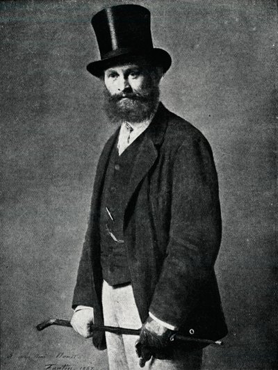 爱德华·马奈从范汀·拉图尔（Fantin-Latour）的肖像拍摄，1901年 作者 伊格纳斯·亨利·让·范坦·拉图尔
