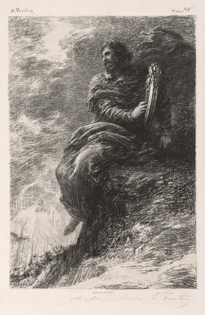 山中的哈罗德（Harolde），1884年。 作者 伊格纳斯·亨利·让·范坦·拉图尔