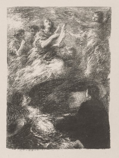 罗伯特·舒曼的最后主题，1895年。 作者 伊格纳斯·亨利·让·范坦·拉图尔