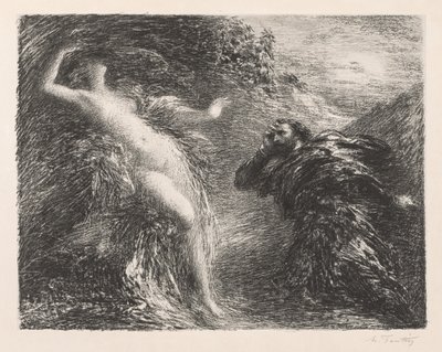 曼弗雷德（Manfred）和阿斯塔迪（Astarté），1892年。 作者 伊格纳斯·亨利·让·范坦·拉图尔