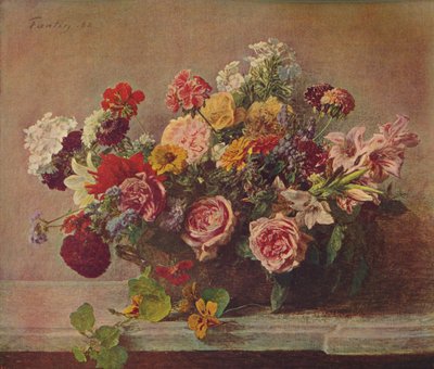 夏花，1882，c1915 作者 伊格纳斯·亨利·让·范坦·拉图尔