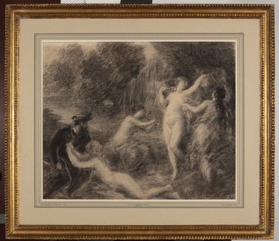 Tannhaüser au Venusberg（纸上粉笔画 作者 伊格纳斯·亨利·让·范坦·拉图尔