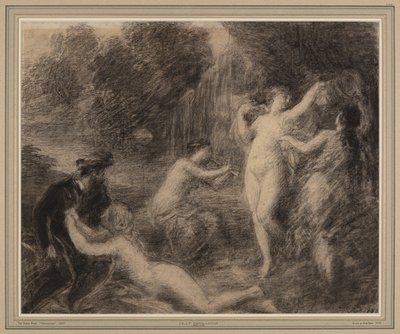 Tannhaüser au Venusberg（纸上粉笔画 作者 伊格纳斯·亨利·让·范坦·拉图尔