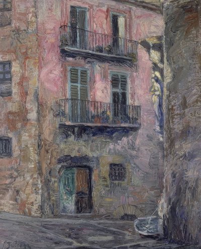 CAL DEL ANGEL DE GERONA-1931年-OLEO - LIENZO-80×67 CM 作者 伊格纳西奥·祖洛加（Ignacio Zuloaga y Zabaleta）