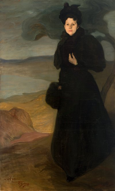 情人节女神像的肖像，c。 1895年。 作者 伊格纳西奥·祖洛加（Ignacio Zuloaga y Zabaleta）