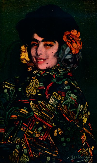西班牙姑娘，1907年，1932年 作者 伊格纳西奥·祖洛加（Ignacio Zuloaga y Zabaleta）