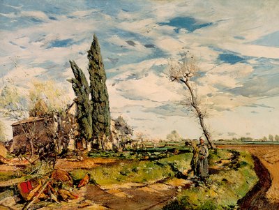 伊格纳西·马洛尔 (1892-1940) 的“教堂”画作。 1925. 巴塞罗那。 加泰罗尼亚国家艺术博物馆。 作者 伊格纳西·马洛尔·卡萨诺瓦斯（Ignasi Mallol Casanovas）