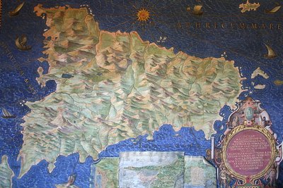 西西里岛地图 作者 伊格纳齐奥·丹蒂