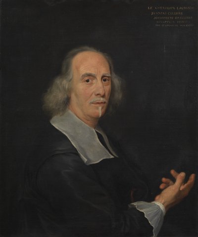 吉安·洛伦佐·贝尼尼肖像，1673年 作者 伊尔·巴西乔（Il Baciccio）