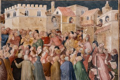 壁画细节 作者 Ilario 和其他人 Ugolino di Prete