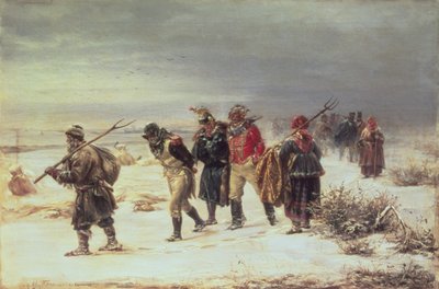 1873年（莫斯科的撤退）1873年 作者 Illarion Mikhailovich Pryanishnikov