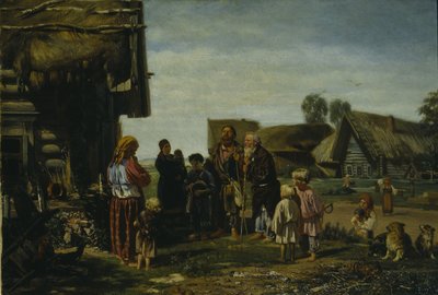 朝圣者，1870年 作者 Illarion Mikhailovich Pryanishnikov