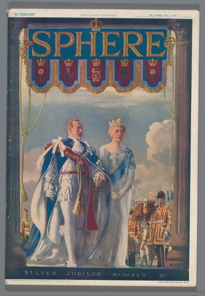 1935 年 5 月 4 日《The Sphere》杂志关于乔治五世国王银禧纪念的副本
The Sphere / 银禧编号（标题在实物上） 作者 插图报纸有限公司