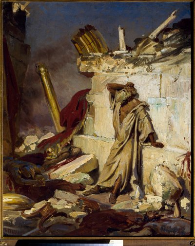 "伊利亚-叶菲莫维奇-列宾（Ilia Yefimovich Repin）（1844-1930 年）的画作 1870 年，Dim 91,3x75 厘米 莫斯科国立特列季亚科夫画廊 作者 伊利亚·叶菲莫维奇·列宾