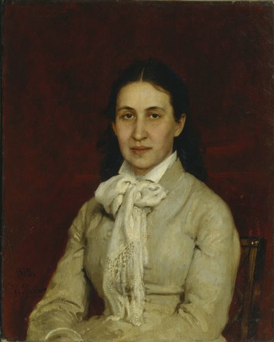 Yelizaveta Grigoryevna Mamontova肖像（1847-1908年，1878年） 作者 伊利亚·叶菲莫维奇·列宾