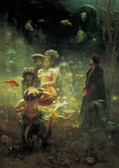 水下王国的萨德科 作者 Ilya Efimovich Repin