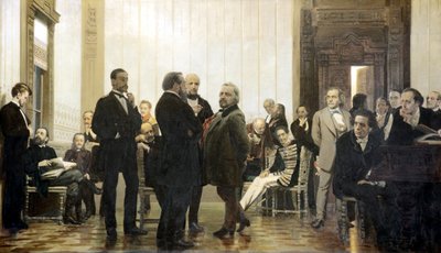 斯拉夫作曲家，1871-1872年 作者 伊利亚·叶菲莫维奇·列宾