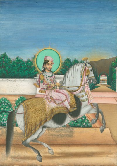 Sheodan Singh，阿尔瓦尔王公，大约1820年 作者 印度艺术