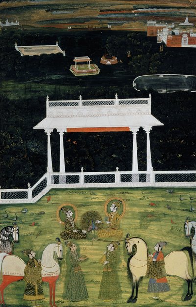 王子天堂c。 1750-1760 作者 印度学校