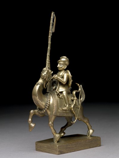 骑骆驼的比利时人，Vizagapatam，1795（黄铜） 作者 印度学校