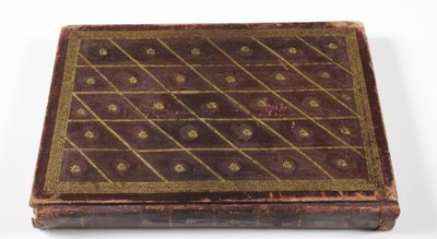 莫卧儿王朝家谱专辑，1855年（皮革配金色细节） 作者 印度学校