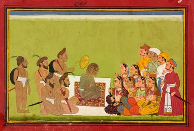 Rom Rishi的观众，约1700年至1725年 作者 印度学校