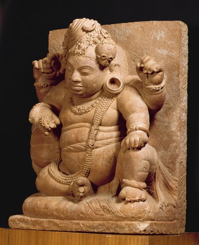 湿婆的形象为Vamana，Mansar Maharashtra（红砂岩） 作者 印度学校