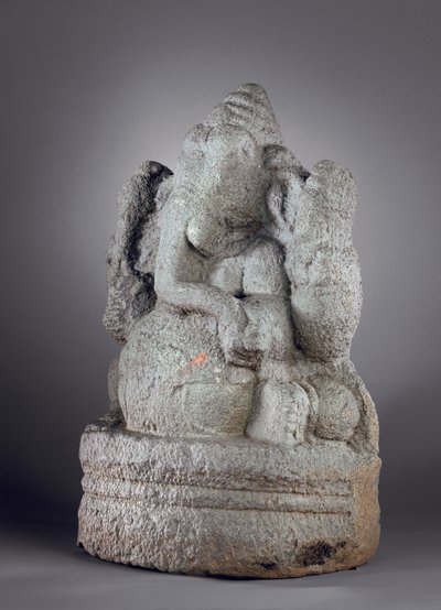Ganesha，12-13世纪（花岗岩） 作者 印度学校